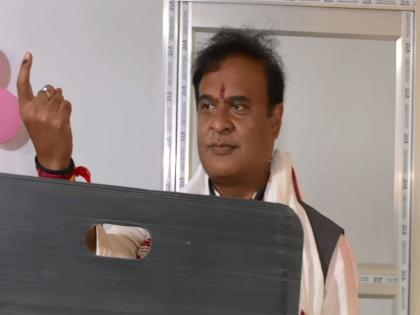 Assam CM casts his vote in Guwahati along with family | Assam CM casts his vote in Guwahati along with family Assam CM casts his vote in Guwahati along with family | Assam CM casts his vote in Guwahati along with family