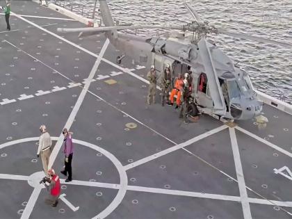 Artemis II crew extracted from spacecraft, readies for med evaluation | Artemis II crew extracted from spacecraft, readies for med evaluation Artemis II crew extracted from spacecraft, readies for med evaluation | Artemis II crew extracted from spacecraft, readies for med evaluation