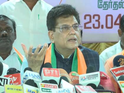 DMK a failed government; people of Tamil Nadu will make Edappadi K Palaniswami CM: Piyush Goyal | DMK a failed government; people of Tamil Nadu will make Edappadi K Palaniswami CM: Piyush Goyal DMK a failed government; people of Tamil Nadu will make Edappadi K Palaniswami CM: Piyush Goyal | DMK a failed government; people of Tamil Nadu will make Edappadi K Palaniswami CM: Piyush Goyal