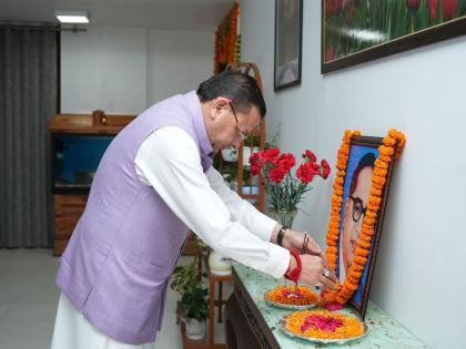 Uttarakhand CM Dhami pays tribute to B.R. Ambedkar on his birth anniversary, hails legacy of equality and justice | Uttarakhand CM Dhami pays tribute to B.R. Ambedkar on his birth anniversary, hails legacy of equality and justice Uttarakhand CM Dhami pays tribute to B.R. Ambedkar on his birth anniversary, hails legacy of equality and justice | Uttarakhand CM Dhami pays tribute to B.R. Ambedkar on his birth anniversary, hails legacy of equality and justice