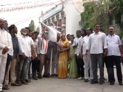 Telangana: Congress leaders protest against Tejasvi Surya's remarks in LS; demand action from Speaker Om Birla | Telangana: Congress leaders protest against Tejasvi Surya's remarks in LS; demand action from Speaker Om Birla Telangana: Congress leaders protest against Tejasvi Surya's remarks in LS; demand action from Speaker Om Birla | Telangana: Congress leaders protest against Tejasvi Surya's remarks in LS; demand action from Speaker Om Birla