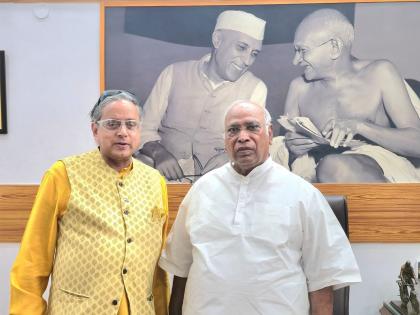 Shashi Tharoor meets Mallikarjun Kharge, discusses political developments in Keralam | Shashi Tharoor meets Mallikarjun Kharge, discusses political developments in Keralam