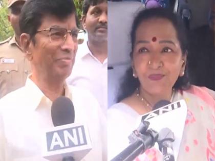 "Very happy": Vijay's parents express delight ahead of TVK chief's swearing-in ceremony | "Very happy": Vijay's parents express delight ahead of TVK chief's swearing-in ceremony "Very happy": Vijay's parents express delight ahead of TVK chief's swearing-in ceremony | "Very happy": Vijay's parents express delight ahead of TVK chief's swearing-in ceremony