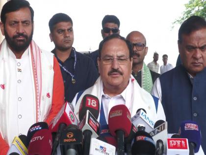 "Backed by support of 102 MLAs": JP Nadda after Himanta Biswa Sarma elected as NDA leader in Assam | "Backed by support of 102 MLAs": JP Nadda after Himanta Biswa Sarma elected as NDA leader in Assam "Backed by support of 102 MLAs": JP Nadda after Himanta Biswa Sarma elected as NDA leader in Assam | "Backed by support of 102 MLAs": JP Nadda after Himanta Biswa Sarma elected as NDA leader in Assam