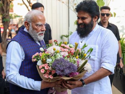PM Modi meets Pawan Kalyan, enquires about his well-being, wishes him good health | PM Modi meets Pawan Kalyan, enquires about his well-being, wishes him good health PM Modi meets Pawan Kalyan, enquires about his well-being, wishes him good health | PM Modi meets Pawan Kalyan, enquires about his well-being, wishes him good health