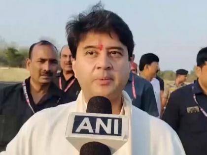 Union Minister Jyotiraditya Scindia hails "Triple-engine government" at Adani Cement Unit Foundation Ceremony | Union Minister Jyotiraditya Scindia hails "Triple-engine government" at Adani Cement Unit Foundation Ceremony Union Minister Jyotiraditya Scindia hails "Triple-engine government" at Adani Cement Unit Foundation Ceremony | Union Minister Jyotiraditya Scindia hails "Triple-engine government" at Adani Cement Unit Foundation Ceremony