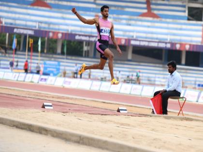 Indian Athletics Series: Asian Games silver medalist Murali Sreeshankar secures gold in long jump | Indian Athletics Series: Asian Games silver medalist Murali Sreeshankar secures gold in long jump Indian Athletics Series: Asian Games silver medalist Murali Sreeshankar secures gold in long jump | Indian Athletics Series: Asian Games silver medalist Murali Sreeshankar secures gold in long jump