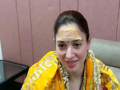 Tamannaah Bhatia attends Bhasma Aarti at Mahakaleshwar Temple in Ujjain | Tamannaah Bhatia attends Bhasma Aarti at Mahakaleshwar Temple in Ujjain Tamannaah Bhatia attends Bhasma Aarti at Mahakaleshwar Temple in Ujjain | Tamannaah Bhatia attends Bhasma Aarti at Mahakaleshwar Temple in Ujjain
