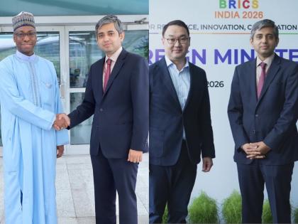 Kazakhstan's First Dy FM, Permanent Secy of Nigeria MFA arrive in India for BRICS Foreign Ministers' meet | Kazakhstan's First Dy FM, Permanent Secy of Nigeria MFA arrive in India for BRICS Foreign Ministers' meet Kazakhstan's First Dy FM, Permanent Secy of Nigeria MFA arrive in India for BRICS Foreign Ministers' meet | Kazakhstan's First Dy FM, Permanent Secy of Nigeria MFA arrive in India for BRICS Foreign Ministers' meet