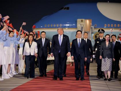 President Trump arrives in China for high-stakes summit with President Xi Jingping | President Trump arrives in China for high-stakes summit with President Xi Jingping President Trump arrives in China for high-stakes summit with President Xi Jingping | President Trump arrives in China for high-stakes summit with President Xi Jingping