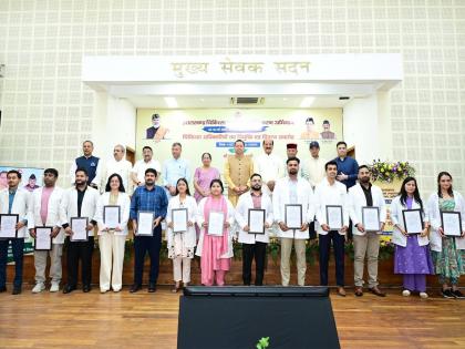 Uttarakhand CM Dhami distributes appointment letters to 307 candidates | Uttarakhand CM Dhami distributes appointment letters to 307 candidates Uttarakhand CM Dhami distributes appointment letters to 307 candidates | Uttarakhand CM Dhami distributes appointment letters to 307 candidates