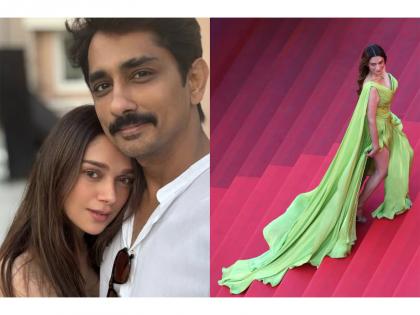 Siddharth can't stop gushing over Aditi Rao Hydari's 2026 Cannes red carpet look | Siddharth can't stop gushing over Aditi Rao Hydari's 2026 Cannes red carpet look Siddharth can't stop gushing over Aditi Rao Hydari's 2026 Cannes red carpet look | Siddharth can't stop gushing over Aditi Rao Hydari's 2026 Cannes red carpet look