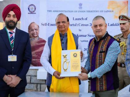 Ladakh LG launches self-enumeration portal for Census 2027 | Ladakh LG launches self-enumeration portal for Census 2027 Ladakh LG launches self-enumeration portal for Census 2027 | Ladakh LG launches self-enumeration portal for Census 2027