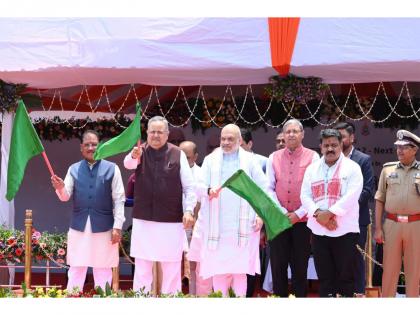 Chhattisgarh: Home Minister Amit Shah launches next-generation CG Dial-112 service, mobile forensic vans in Raipur | Chhattisgarh: Home Minister Amit Shah launches next-generation CG Dial-112 service, mobile forensic vans in Raipur Chhattisgarh: Home Minister Amit Shah launches next-generation CG Dial-112 service, mobile forensic vans in Raipur | Chhattisgarh: Home Minister Amit Shah launches next-generation CG Dial-112 service, mobile forensic vans in Raipur
