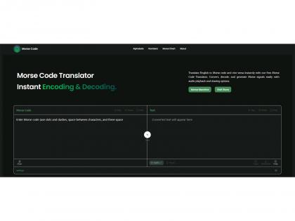 MorseCodeHolistic.com Brings AI Decoding and Audio-Visual Tools to Its Free Morse Code Platform | MorseCodeHolistic.com Brings AI Decoding and Audio-Visual Tools to Its Free Morse Code Platform MorseCodeHolistic.com Brings AI Decoding and Audio-Visual Tools to Its Free Morse Code Platform | MorseCodeHolistic.com Brings AI Decoding and Audio-Visual Tools to Its Free Morse Code Platform