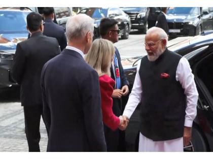 PM Modi arrives for India-Nordic Summit to script new chapter in diplomacy | PM Modi arrives for India-Nordic Summit to script new chapter in diplomacy PM Modi arrives for India-Nordic Summit to script new chapter in diplomacy | PM Modi arrives for India-Nordic Summit to script new chapter in diplomacy