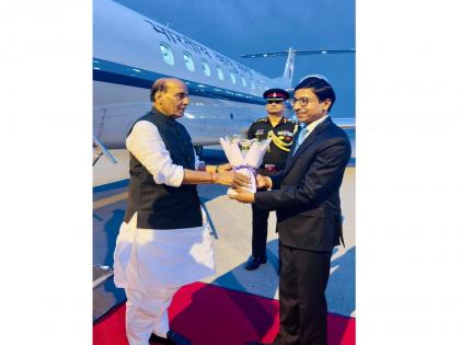 Defence Minister Rajnath Singh arrives in South Korea on second leg of two-nation visit | Defence Minister Rajnath Singh arrives in South Korea on second leg of two-nation visit Defence Minister Rajnath Singh arrives in South Korea on second leg of two-nation visit | Defence Minister Rajnath Singh arrives in South Korea on second leg of two-nation visit