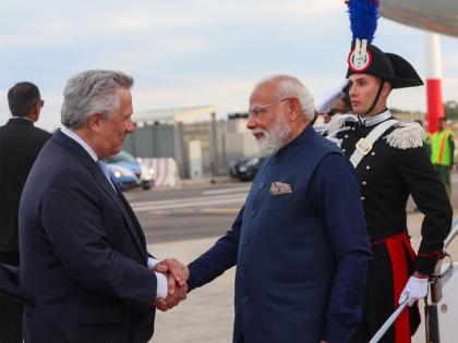 Will focus on strengthening cooperation between India and Italy: PM Modi upon arrival in Rome | Will focus on strengthening cooperation between India and Italy: PM Modi upon arrival in Rome Will focus on strengthening cooperation between India and Italy: PM Modi upon arrival in Rome | Will focus on strengthening cooperation between India and Italy: PM Modi upon arrival in Rome