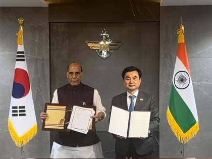 India-South Korea seal strategic defence MoU on cybersecurity, information sharing, during Rajnath Singh's Seoul visit | India-South Korea seal strategic defence MoU on cybersecurity, information sharing, during Rajnath Singh's Seoul visit India-South Korea seal strategic defence MoU on cybersecurity, information sharing, during Rajnath Singh's Seoul visit | India-South Korea seal strategic defence MoU on cybersecurity, information sharing, during Rajnath Singh's Seoul visit