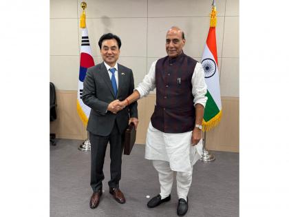 Confident our relations are fully poised to reach new heights: Rajnath Singh on India-South Korea defence ties | Confident our relations are fully poised to reach new heights: Rajnath Singh on India-South Korea defence ties Confident our relations are fully poised to reach new heights: Rajnath Singh on India-South Korea defence ties | Confident our relations are fully poised to reach new heights: Rajnath Singh on India-South Korea defence ties