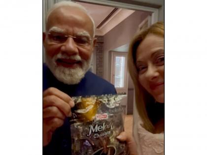 PM Modi's gifts 'Melody' toffees to Italian PM Meloni in sweet gesture | PM Modi's gifts 'Melody' toffees to Italian PM Meloni in sweet gesture PM Modi's gifts 'Melody' toffees to Italian PM Meloni in sweet gesture | PM Modi's gifts 'Melody' toffees to Italian PM Meloni in sweet gesture