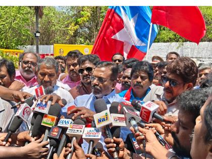 "Will consult senior party leaders before deciding on TVK's cabinet invitation": VCK chief Thol Thirumavalavan | "Will consult senior party leaders before deciding on TVK's cabinet invitation": VCK chief Thol Thirumavalavan "Will consult senior party leaders before deciding on TVK's cabinet invitation": VCK chief Thol Thirumavalavan | "Will consult senior party leaders before deciding on TVK's cabinet invitation": VCK chief Thol Thirumavalavan