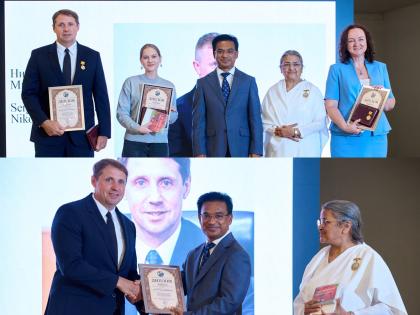 Mari State University Rector Prof. Mikhail Shvetsov Honoured in Moscow for Strengthening India-Russia Educational Relations