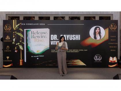 Dr. Aayushi Vithlani Launched The Book Release, Rewire, Rise at ICA ...