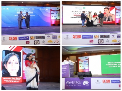 India's Top  100 Brands - 2022: GAINING THE  EDGE, organized by Global Triumph Foundation and Image Planet | India's Top  100 Brands - 2022: GAINING THE  EDGE, organized by Global Triumph Foundation and Image Planet