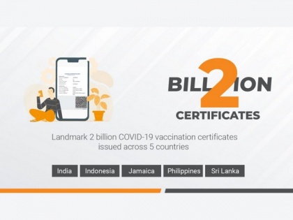 Landmark 2 billion COVID-19 certificates issued across 5 countries | Landmark 2 billion COVID-19 certificates issued across 5 countries