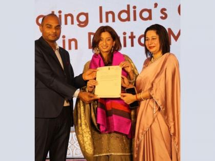 Rising social media star Unnati Malharkar felicitated by the Government of India | Rising social media star Unnati Malharkar felicitated by the Government of India