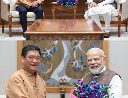 Arunachal CM meets PM Modi; lauds passage of Women's Reservation Bill | Arunachal CM meets PM Modi; lauds passage of Women's Reservation Bill