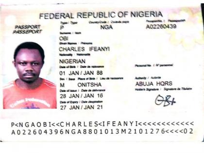 CISF nabs Nigerian national with fake passport, visa at Guwahati airport | CISF nabs Nigerian national with fake passport, visa at Guwahati airport CISF nabs Nigerian national with fake passport, visa at Guwahati airport | CISF nabs Nigerian national with fake passport, visa at Guwahati airport
