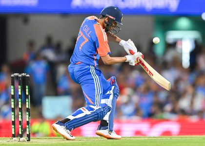 5th T20I: India-Australia clash halted due to severe weather conditions | 5th T20I: India-Australia clash halted due to severe weather conditions