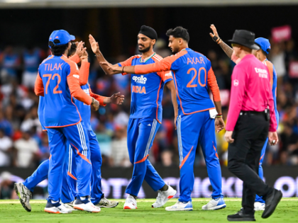 4th T20I: Washington, Axar, Dube help India beat Australia by 48 runs, take 2-1 lead | 4th T20I: Washington, Axar, Dube help India beat Australia by 48 runs, take 2-1 lead