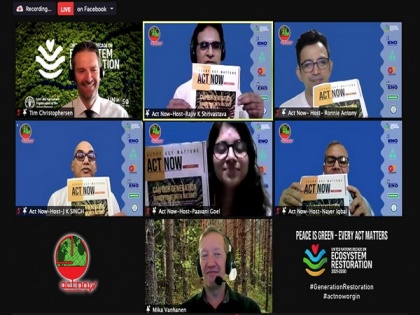 Act Now organizes world's longest environment online event, Peace Is Green - Every Act Matters | Act Now organizes world's longest environment online event, Peace Is Green - Every Act Matters