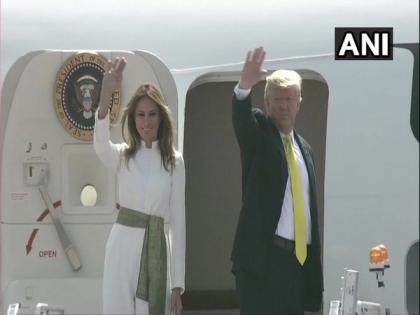 Trump, Melania leave for Agra to visit Taj Mahal | Trump, Melania leave for Agra to visit Taj Mahal