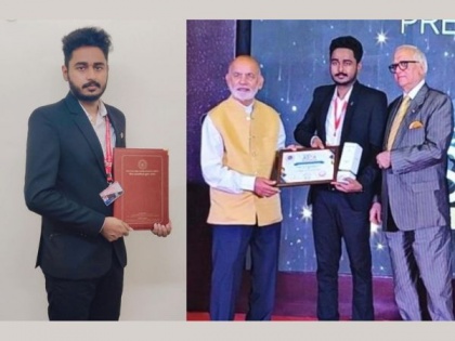 Kerala's young entrepreneur Akhil J Madhu receives honorary doctorate from WHRPC | Kerala's young entrepreneur Akhil J Madhu receives honorary doctorate from WHRPC