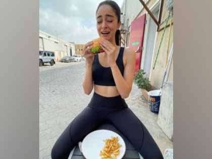 Ananya Panday turns emotional on being 'reunited' with 'burger' in Dubai | Ananya Panday turns emotional on being 'reunited' with 'burger' in Dubai