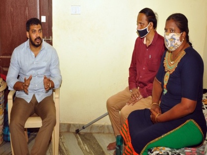 Andhra Irrigation Minister visits victim's house in Nellore assault case | Andhra Irrigation Minister visits victim's house in Nellore assault case