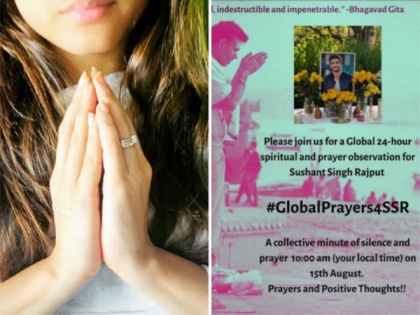 Ankita Lokhande joins campaign global prayer for Sushant Singh Rajput | Ankita Lokhande joins campaign global prayer for Sushant Singh Rajput