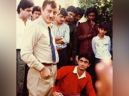 Anupam Kher shares throwback picture from sets of 'Dil' | Anupam Kher shares throwback picture from sets of 'Dil'