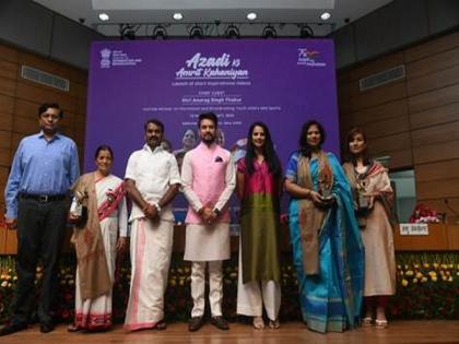 Anurag Thakur launches 'Azadi Ki Amrit Kahaniyan,' a short video series showcasing inspiring stories | Anurag Thakur launches 'Azadi Ki Amrit Kahaniyan,' a short video series showcasing inspiring stories