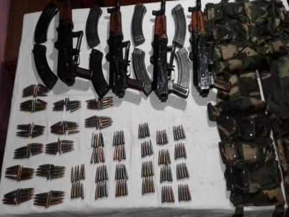 Indian Army thwarts Pak-backed terrorists' bid to smuggle weapons into J-K, recovers rifles, ammunition | Indian Army thwarts Pak-backed terrorists' bid to smuggle weapons into J-K, recovers rifles, ammunition