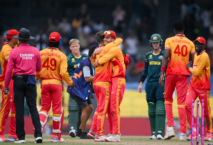 T20 WC: Cricket fraternity lauds Zimbabwe's clinical win over Australia | T20 WC: Cricket fraternity lauds Zimbabwe's clinical win over Australia