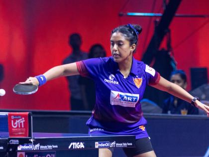 UTT Season 4: India's Ayhika shocks Lily in Dabang Delhi v U Mumba thriller | UTT Season 4: India's Ayhika shocks Lily in Dabang Delhi v U Mumba thriller UTT Season 4: India's Ayhika shocks Lily in Dabang Delhi v U Mumba thriller | UTT Season 4: India's Ayhika shocks Lily in Dabang Delhi v U Mumba thriller