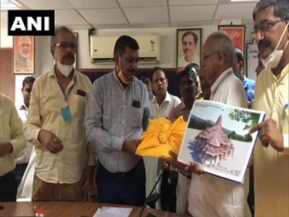ADA hands over approved Ram temple's layout to Ram Janmabhoomi Trust | ADA hands over approved Ram temple's layout to Ram Janmabhoomi Trust