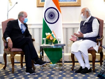 Modi in US: PM Modi meets Blackstone CEO, discusses investment opportunities in India | Modi in US: PM Modi meets Blackstone CEO, discusses investment opportunities in India