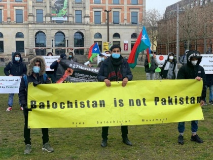 Free Balochistan Movement stage protest in Germany against occupation of Balochistan | Free Balochistan Movement stage protest in Germany against occupation of Balochistan