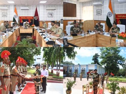 BSF ADG reviews security scenario along India-B'desh border | BSF ADG reviews security scenario along India-B'desh border